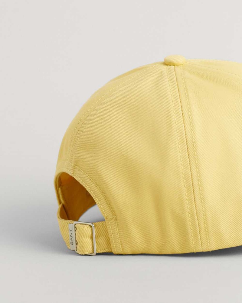 Gant Shield Men's Caps Light Mustard Yellow | CTVJP-2846