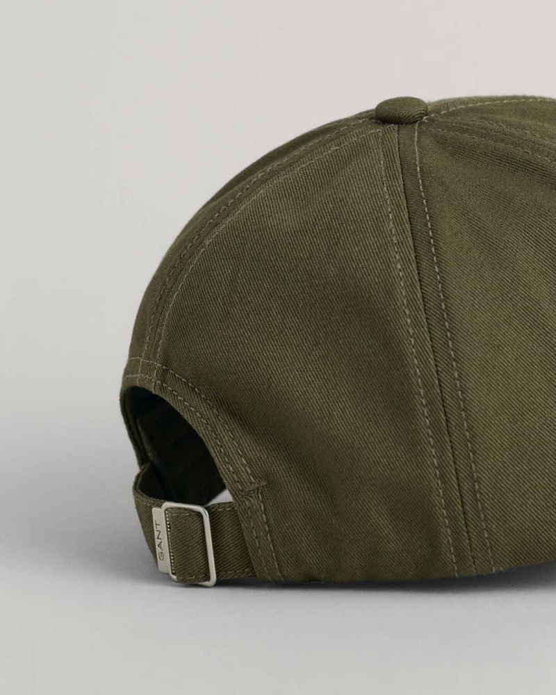 Gant Shield Men's Caps Racing Green | PMOAD-2418