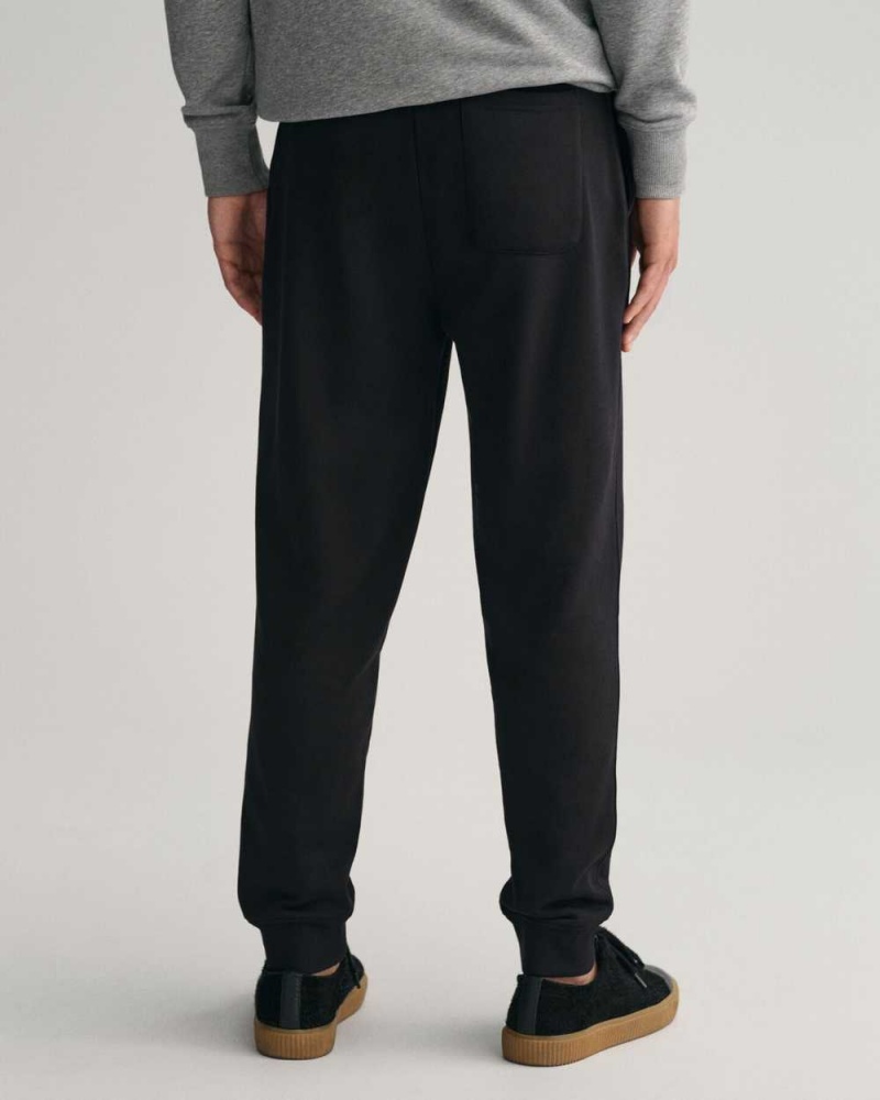 Gant Shield Men's Sweatpants Black | GEFRI-6182