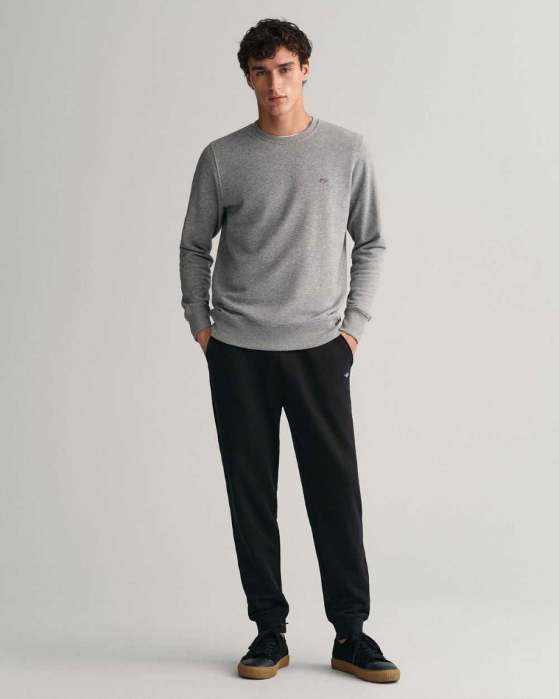 Gant Shield Men's Sweatpants Black | GEFRI-6182