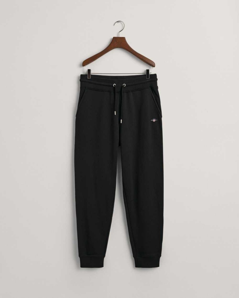 Gant Shield Men's Sweatpants Black | GEFRI-6182