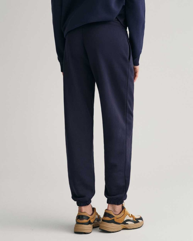 Gant Shield Women's Sweatpants Evening Blue | PVICB-5284