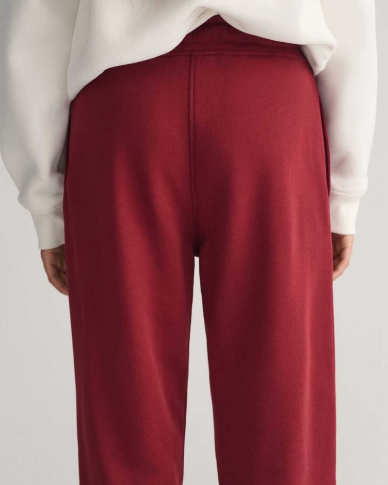 Gant Shield Women's Sweatpants Plumped Red | ZBTHD-1603