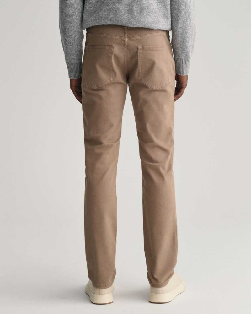 Gant Slim Fit Desert Men's Jeans Desert Brown | LMDBG-1495