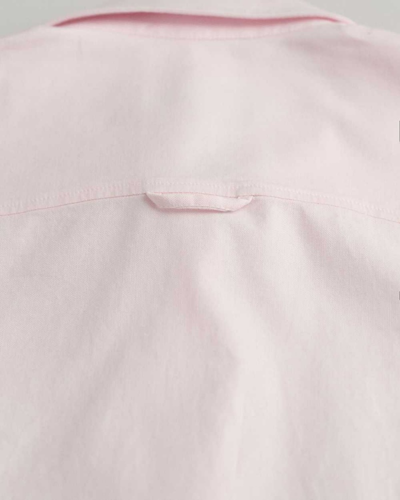 Gant Slim Fit Stretch Oxford Women's Shirts Light Pink | GWUEA-2310