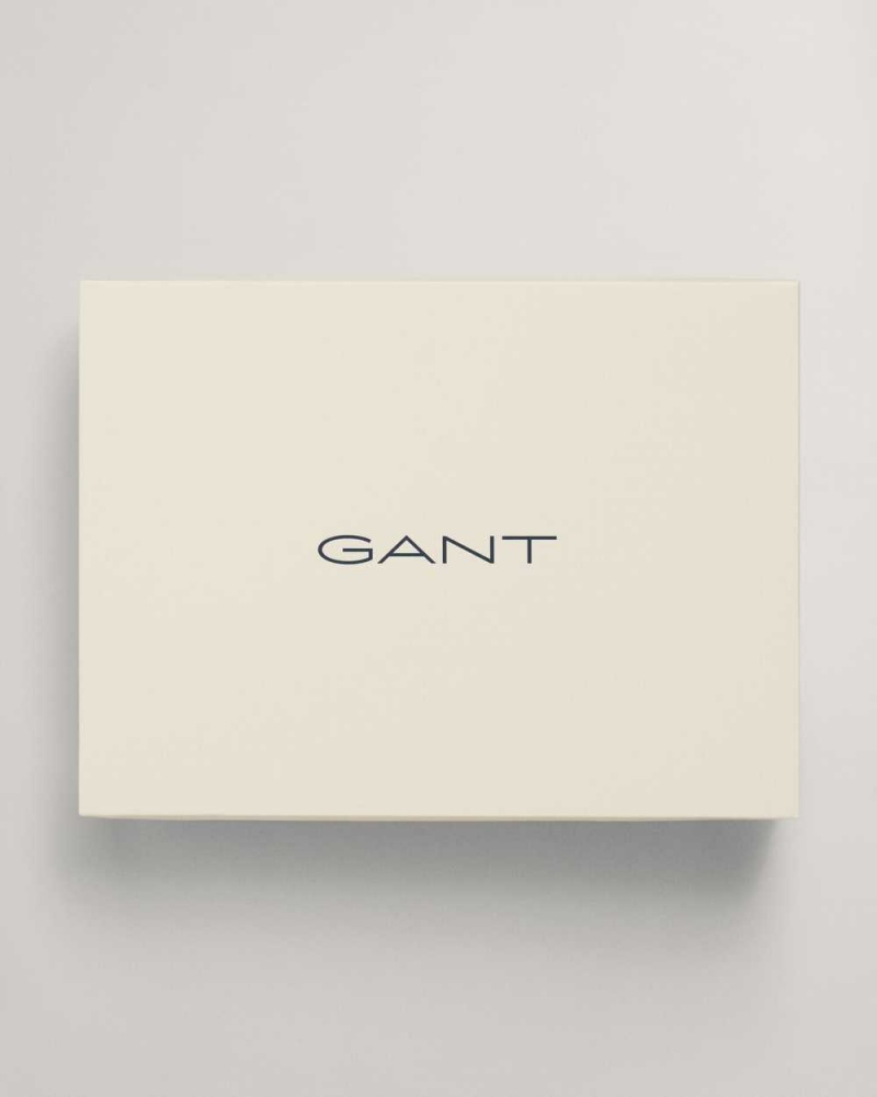 Gant Striped Gift Box Men's Pajamas Beige White | RUEVX-8904