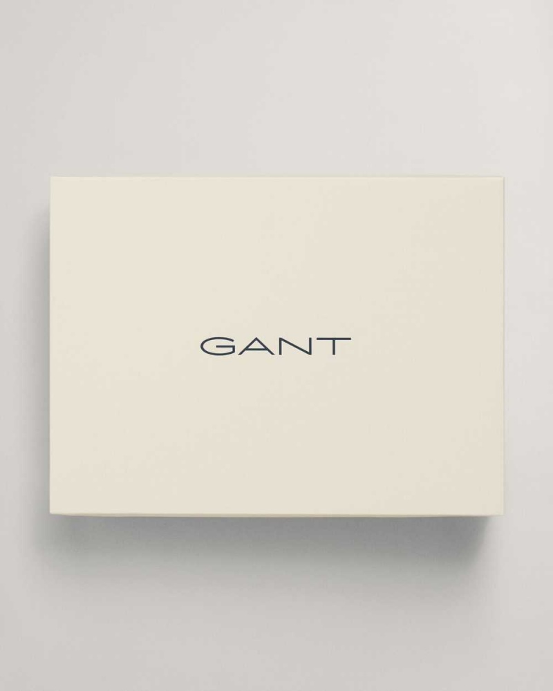 Gant Striped Gift Box Men's Pajamas Beige White | OUMPB-3584