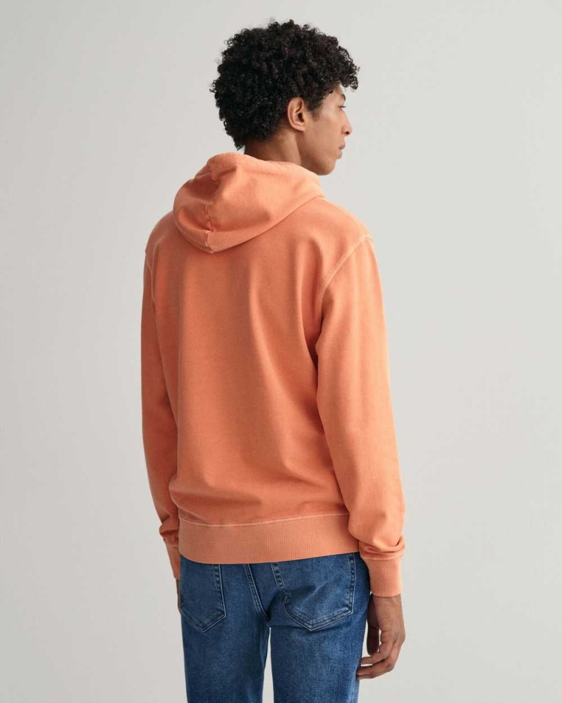 Gant Sunfaded GANT USA Men's Hoodie Apricot Orange | XYGRK-4379