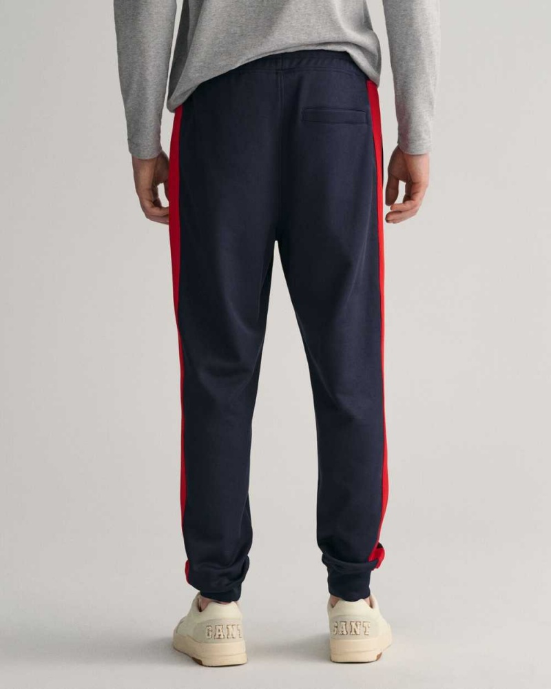 Gant Track Men's Sweatpants Evening Blue | JIVEH-5374