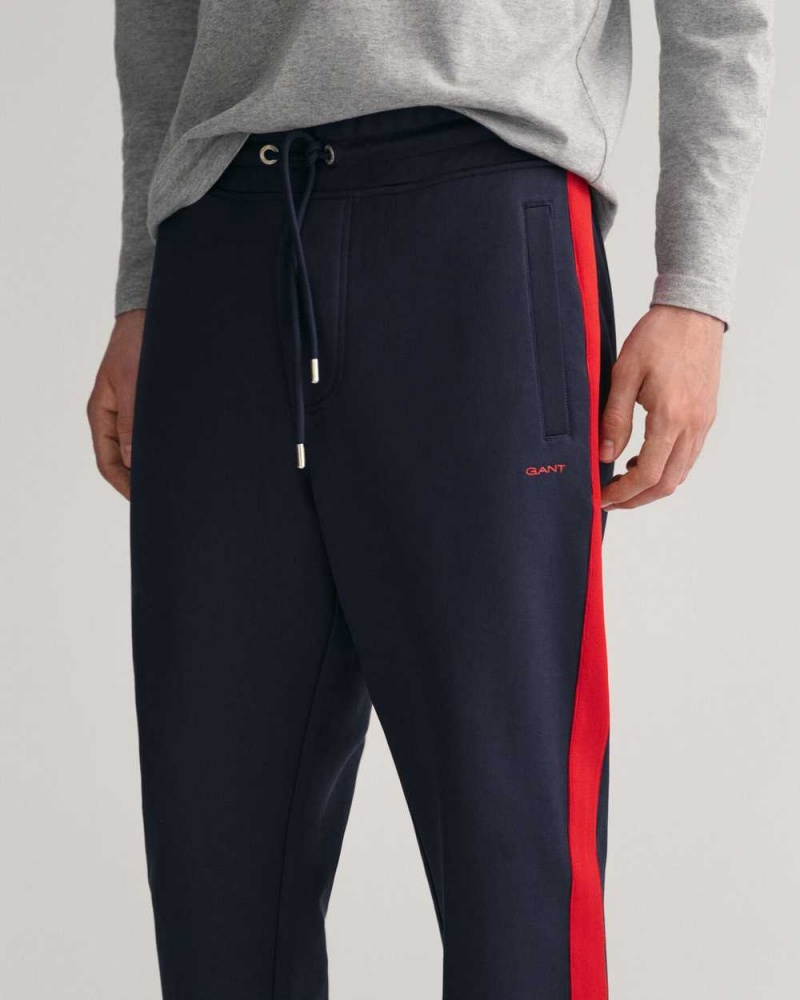 Gant Track Men's Sweatpants Evening Blue | JIVEH-5374