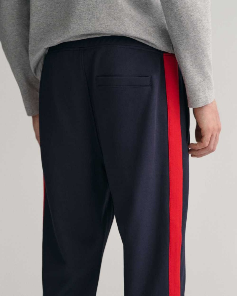 Gant Track Men's Sweatpants Evening Blue | JIVEH-5374