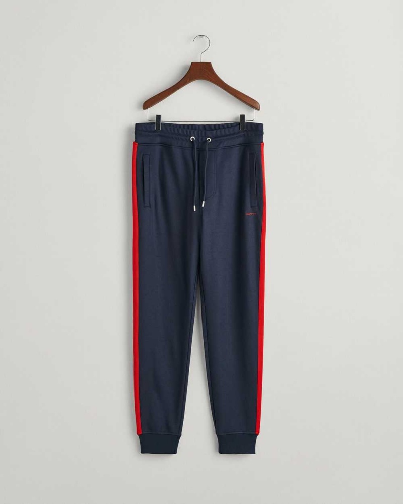 Gant Track Men's Sweatpants Evening Blue | JIVEH-5374