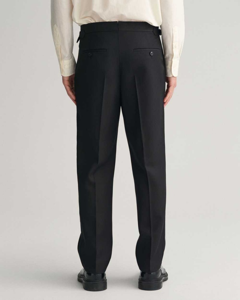 Gant Tuxedo Suit Men's Pants Black | RYHCK-8140