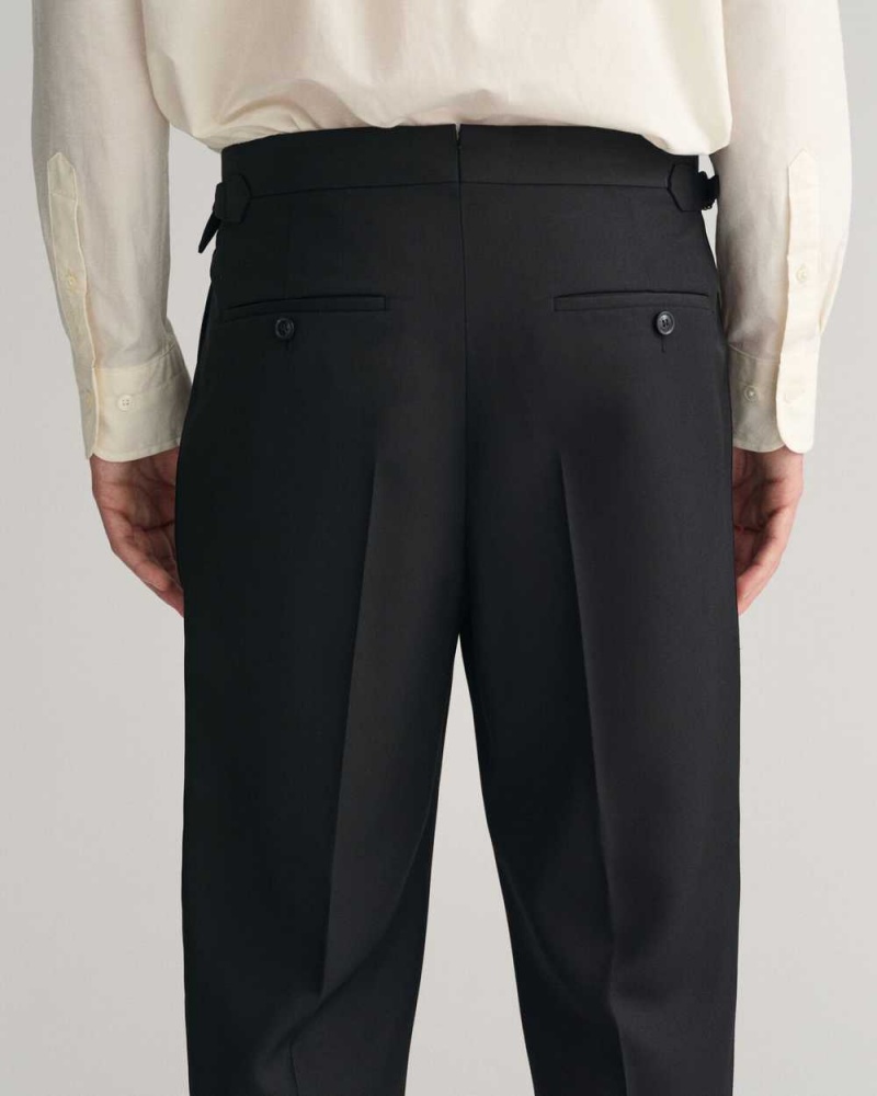 Gant Tuxedo Suit Men's Pants Black | RYHCK-8140